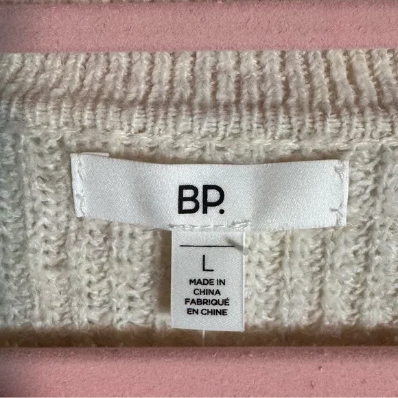 BP Nordstrom Collared Ribbed Pullover Sweater Size L - Picture 7 of 7
